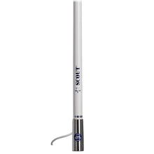 Scout Titan Series 4' White VHF Antenna 3dB Stainless Steel Ferule w/5M RG-58 Includes PL-259