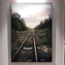 Under His Wings You Will Find Refuge - Psalm 91:4 Faith Wall Art