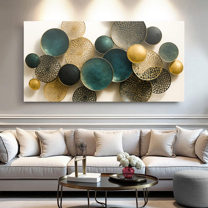 Lotus Leaf Abstract Wall Art VIII