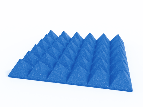 4 Inch Acoustic Foam Pyramid Style Panels - 13 Color Options
