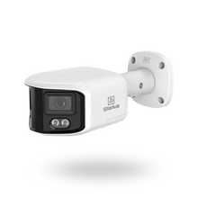 Silarius Pro Series SIL-PB8MP28AU 8MP Smart Dual Illumination Panoramic Auto Stitching ONVIF Bullet Network Camera with 2-Way Audio (NDAA Compliant)