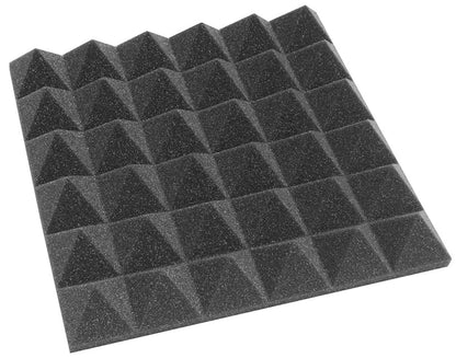 2 Inch Acoustic Foam Pyramid Style Panels - 13 Color Options