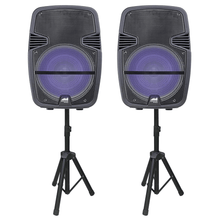 Naxa Dual 15" Bluetooth TWS Party Speakers - Refurbished