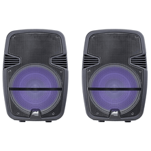 Naxa Dual 15" Bluetooth TWS Party Speakers - Refurbished