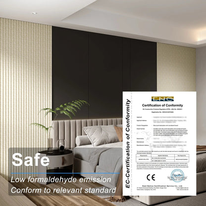 Acoustical 100% Polyester Wall Panel, 48x24x0.7 Sound Proof Wall Panels