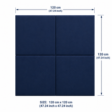Decorative Acoustic Wall Panels – Sound Absorbing Upholstered Panels (1.44 m2 - 15.5 sq ft) 4-Pack