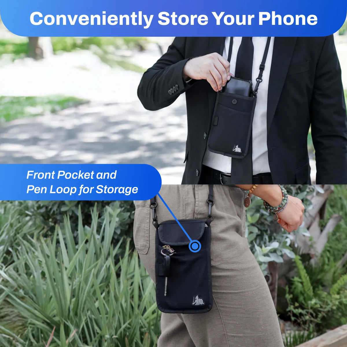 Cell Phone EMF Protection + Radiation Blocking Pouch