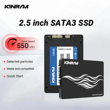 KinRam 256GB SSD 240GB 2.5 SATA3 Laptop Hard Disk 120GB 128GB Internal SATA 3 HDD 64GB 512GB Solid State Drive For PC Desktop