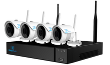 Silarius SIL-4CHNVRWIFI8MPKIT4 AI 4CH 8MP WiFi kit, 4K, 3.6mm lens (NDAA Compliant), 4TB HDD
