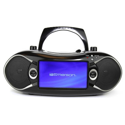 Emerson 7" Bluetooth TV DVD Boombox Black - Refurbished