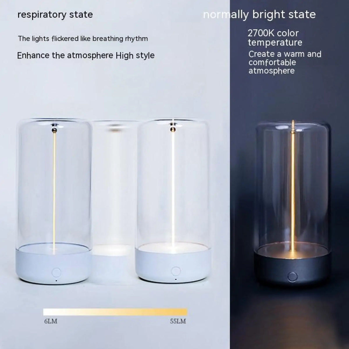 Creative Atmosphere Tent Light with LED, Rechargeable, Durable Feature