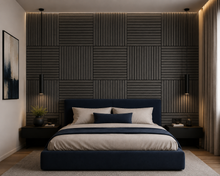 Modern Sound Absorbing Decorative Wall Panels (1.44 m2 - 15.5 sq ft) 4-Pack