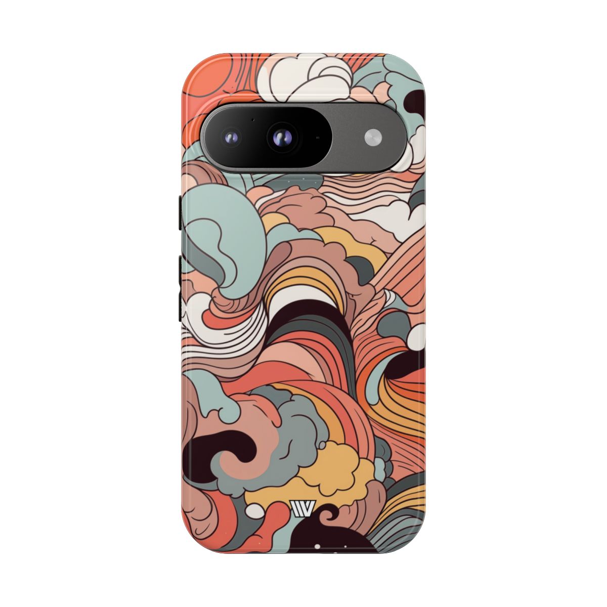 ABSTRACT DOODLE CLOUDS | Tough Phone Case