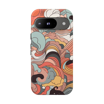 ABSTRACT DOODLE CLOUDS | Tough Phone Case