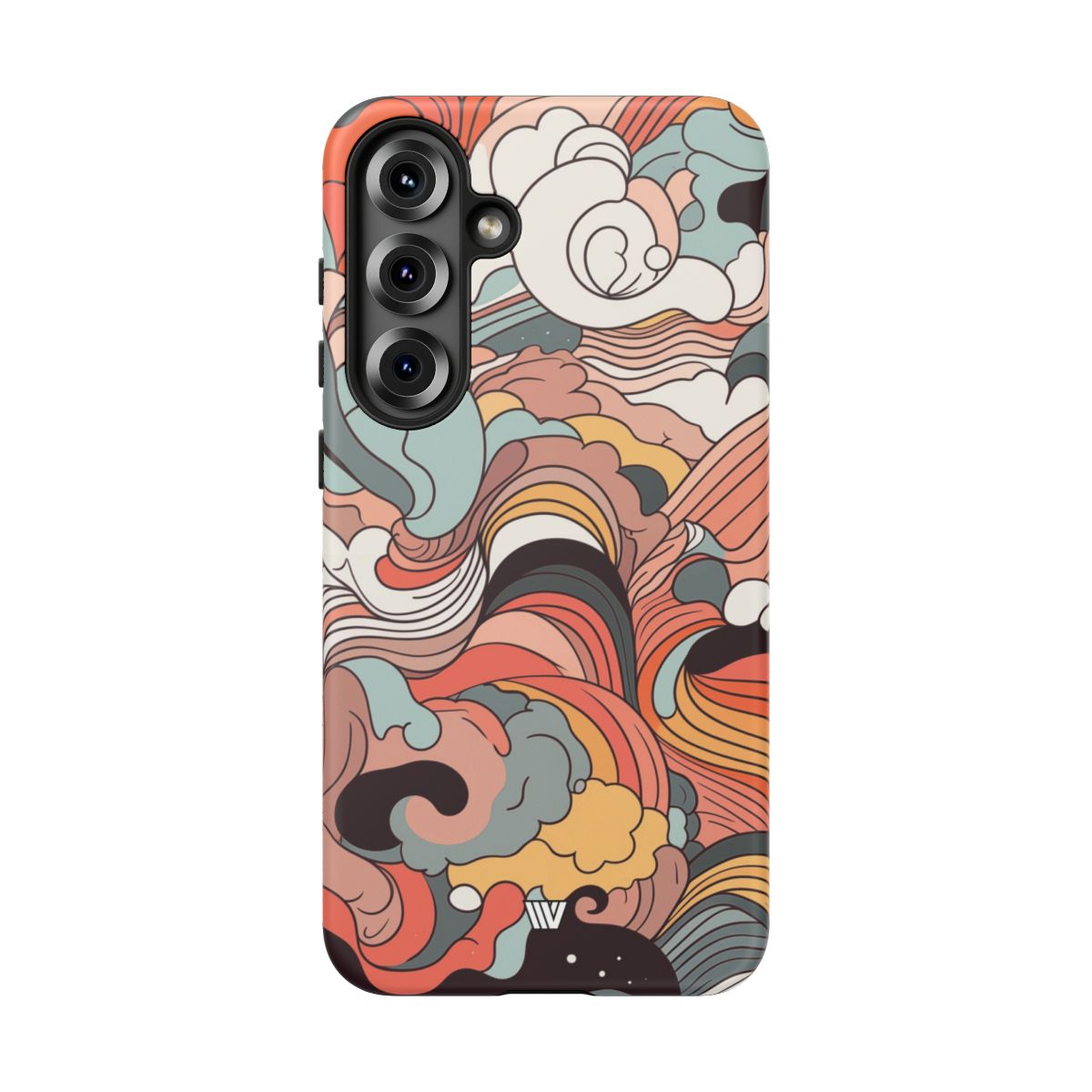 ABSTRACT DOODLE CLOUDS | Tough Phone Case